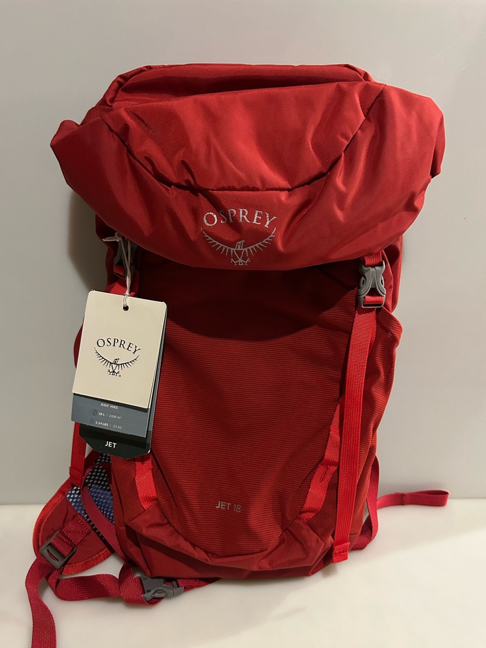 New Osprey Youth Hiking Backpack 18L NWT